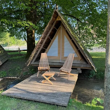 Kamp Na Otoku - Ljubno Ob Savinji Hotel Exterior photo